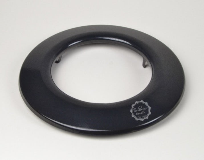 Rosette braun emailliert für Ofenrohre verschiedene Größen DN 100