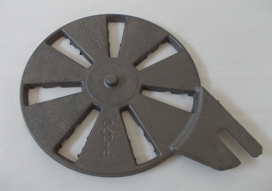 Rüttelrost rund 20,5 cm Gussrost Ofenrost