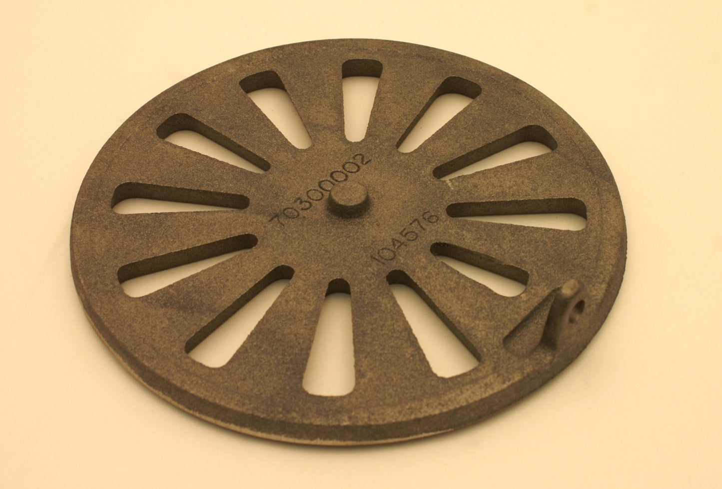 Rüttelrost rund 20,0 cm mit Knubbel Gussrost Ofenrost