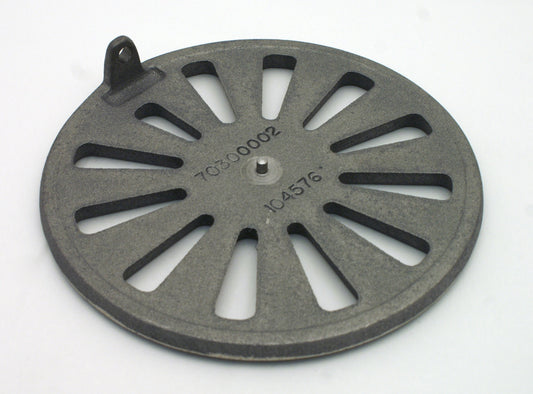 Rüttelrost rund 20,0 cm mit Stift Gussrost Ofenrost