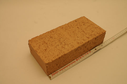 Schamottestein feuerfest im Klinkerformat 25 x 12 x 6 cm