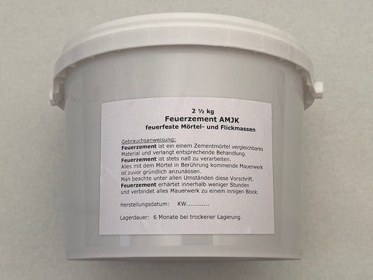 Schamotte-Mörtel Schamottezement Eimer 2,5kg