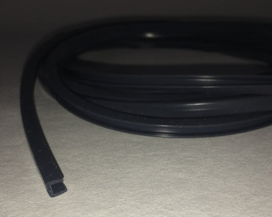 Silikondichtung u-förmig 0,5m für Kaminscheibe zur Reduktion Lufteintritt