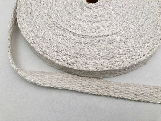 Weiße Flachdichtung 25x3mm Dichtschnur bis 1250°C