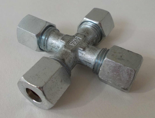 X-Verschraubung X-8 zur Verschraubung von Kupferrohren 8mm