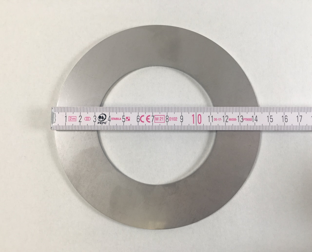 Brennerring 145 / 85 mm für Ölofen 4 kW Edelstahl