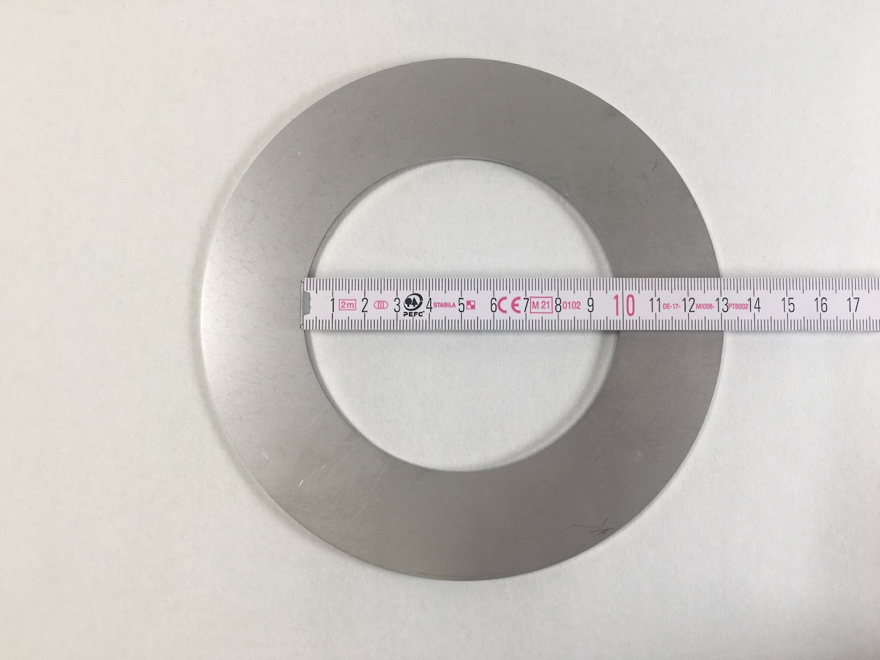 Brennerring 165 / 100 mm oberer für Ölofen 4 kW Edelstahl