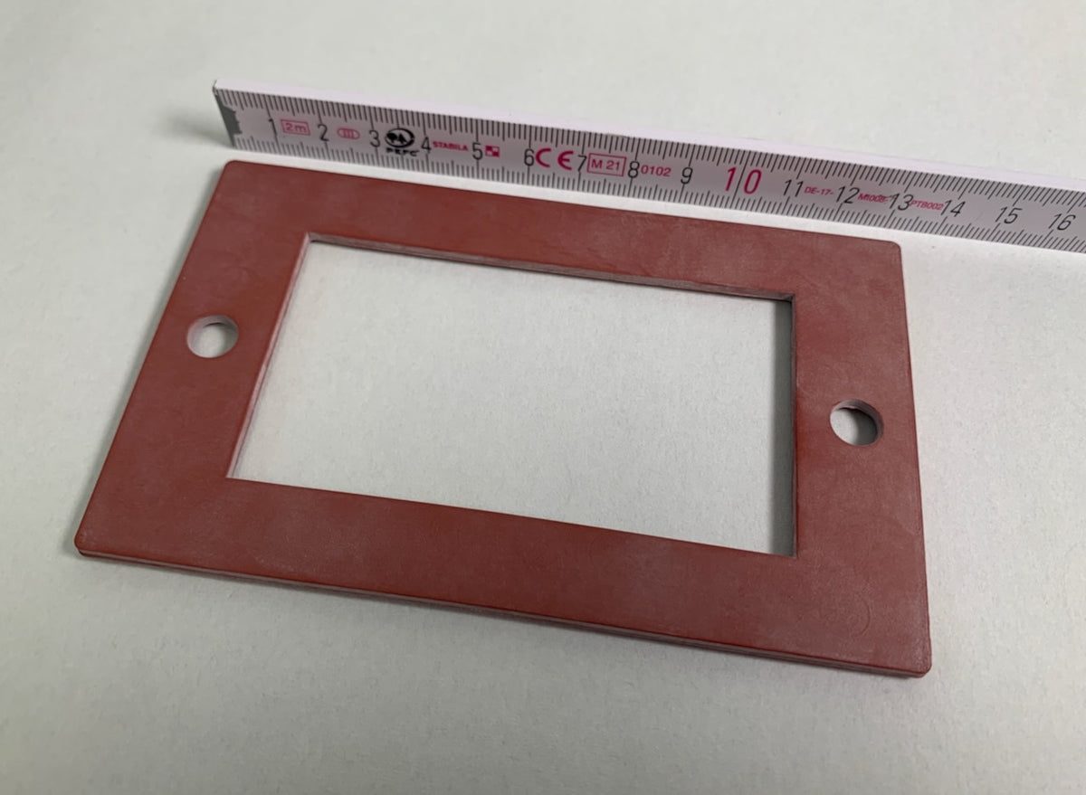 Dichtung eckig 8x13cm für Reinigungsklappe Pelletofen