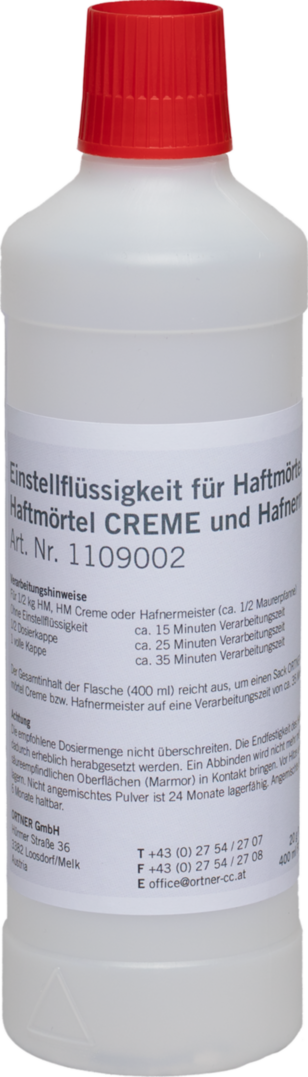 Flasche Einstellflüssigkeit Flasche 400 ml