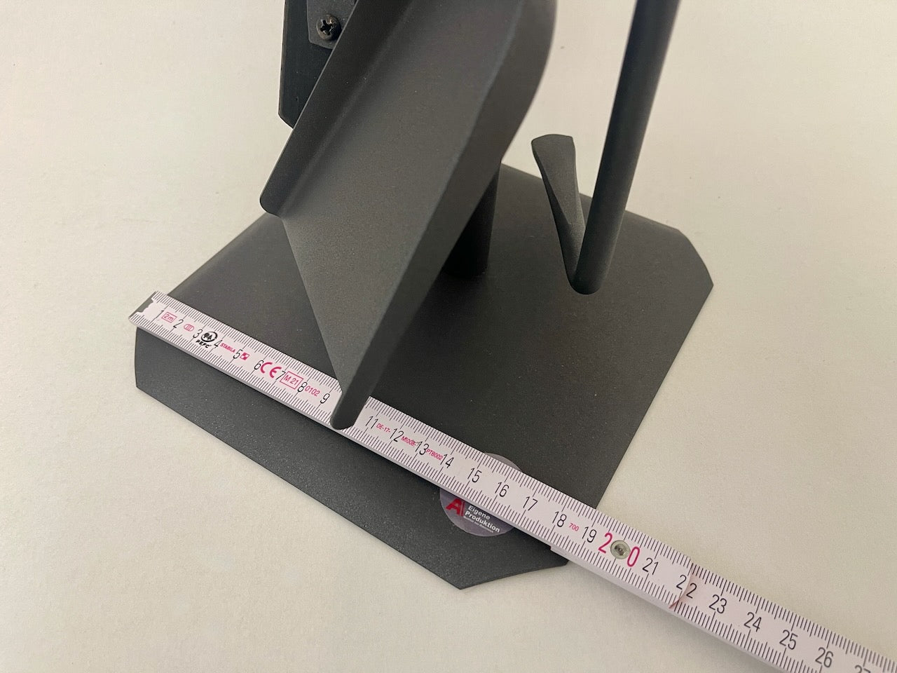 Kaminbesteck 3-teilig in Anthrazit mit Edelstahlgriffen