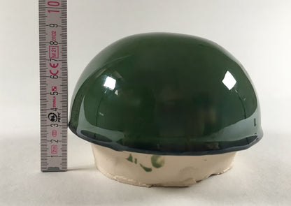 Putzdeckel Nockenkachel-Design lindgrün rund 13 cm