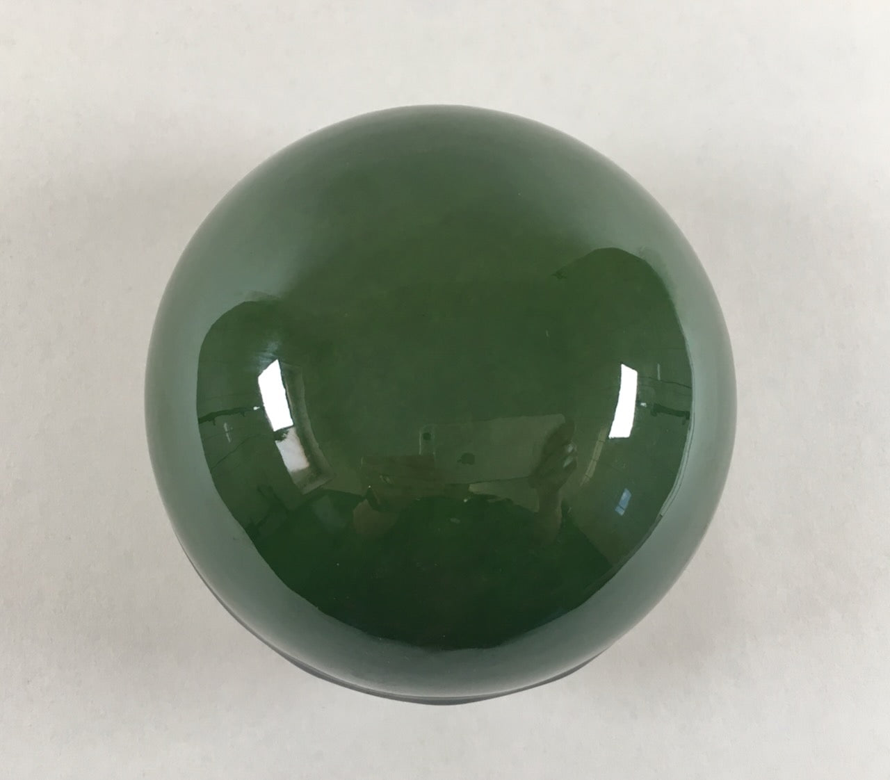 Putzdeckel Nockenkachel-Design lindgrün rund 13 cm