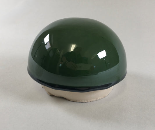 Putzdeckel Nockenkachel-Design lindgrün rund 13 cm