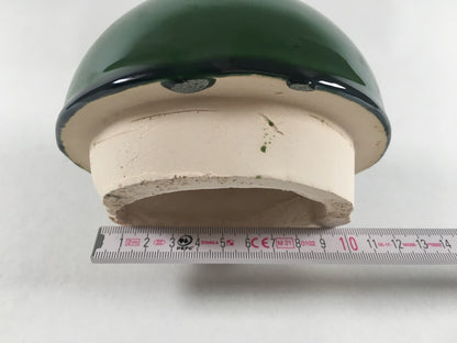 Putzdeckel Nockenkachel-Design lindgrün rund 13 cm