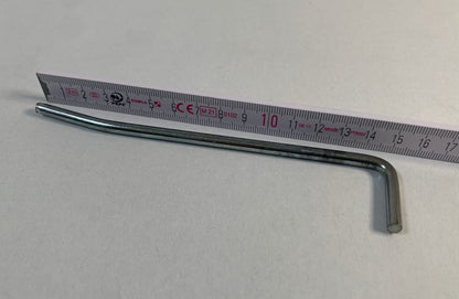 Manivelle de nettoyage pour alésoir de poêle à bois 15 cm