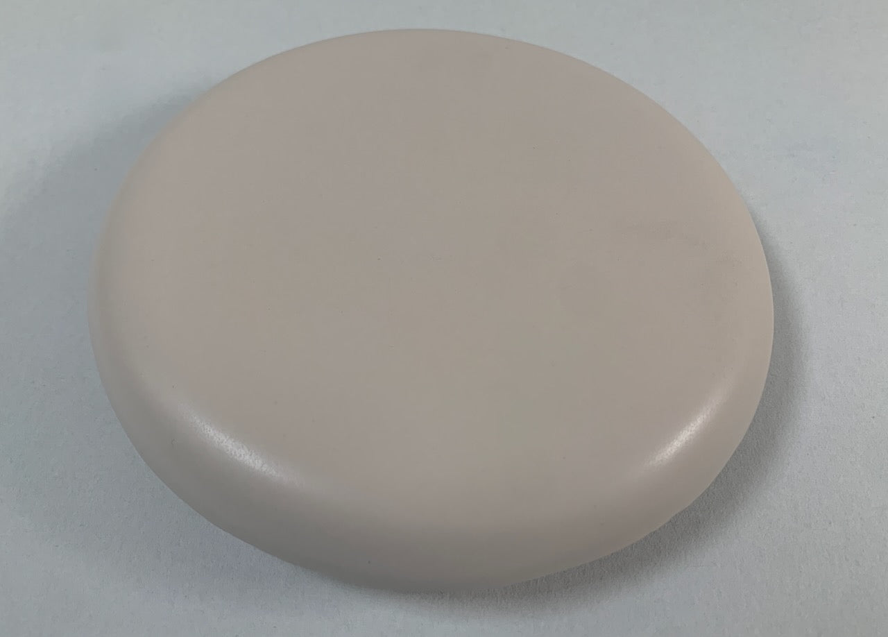 Reinigungskachel Tundra beige (ohne Glanz) Putzdeckel für Kachelofen rund 15 cm B-Ware