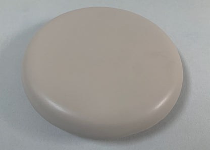 Reinigungskachel Tundra beige (ohne Glanz) Putzdeckel für Kachelofen rund 15 cm B-Ware