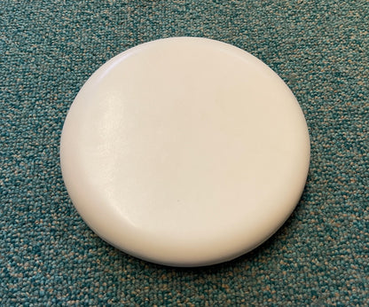 Reinigungskachel Tundra beige (ohne Glanz) Putzdeckel für Kachelofen rund 15 cm