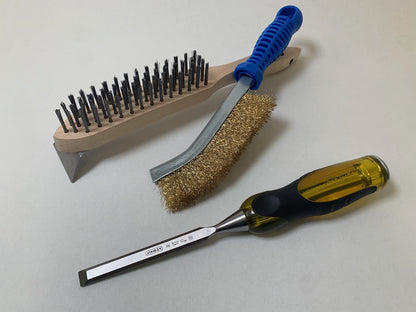 3-teiliges Reinigungsset für Ölöfen & Brennertöpfe