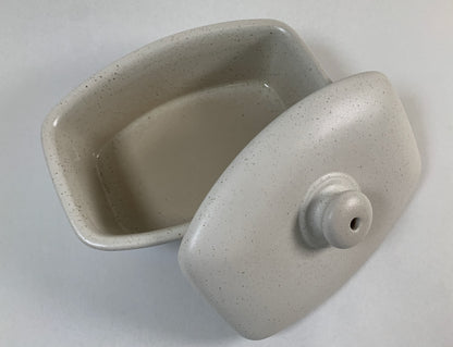 Handgefertigte Bratapfel Backform aus Keramik SAHARA Beige