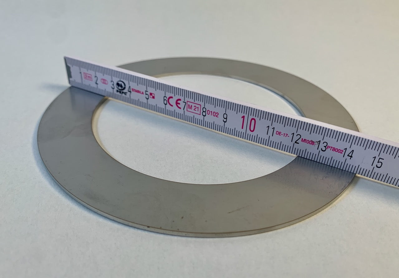 Brennerring 145 / 100 mm für Ölofen 4 kW Edelstahl