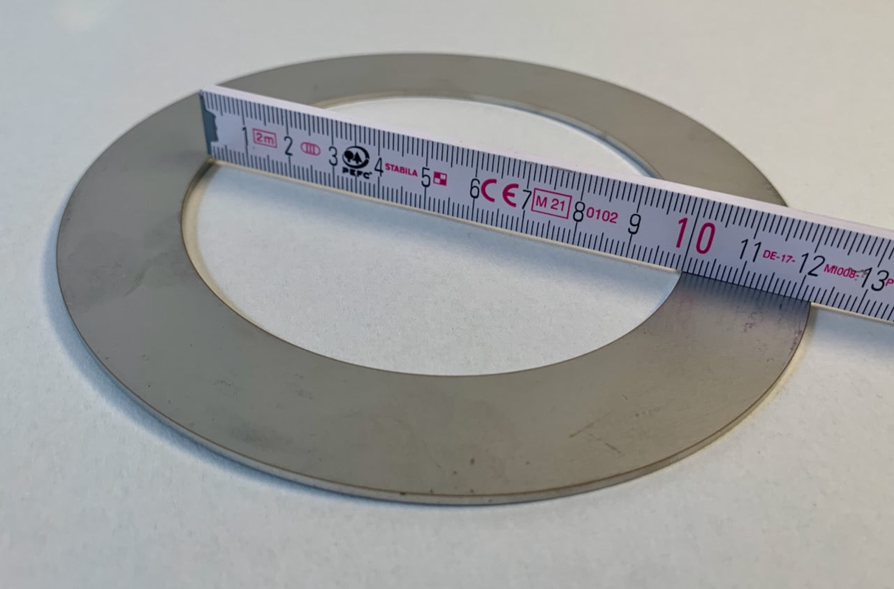 Brennerring 145 / 100 mm für Ölofen 4 kW Edelstahl