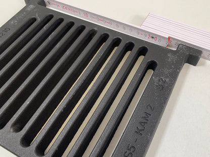 Ofenrost 17,5 x 23 cm als Klapprost zum Hochklappen Kaminrost