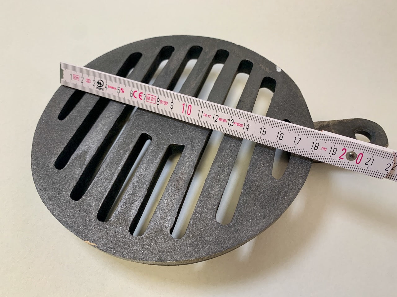 Rüttelrost rund 18,2 cm Gussrost Ofenrost