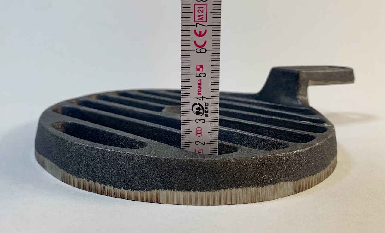 Rüttelrost rund 18,2 cm Gussrost Ofenrost