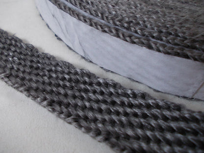 Selbstklebende schwarze Flachdichtung 20x3mm Dichtschnur Rolle 25 Meter