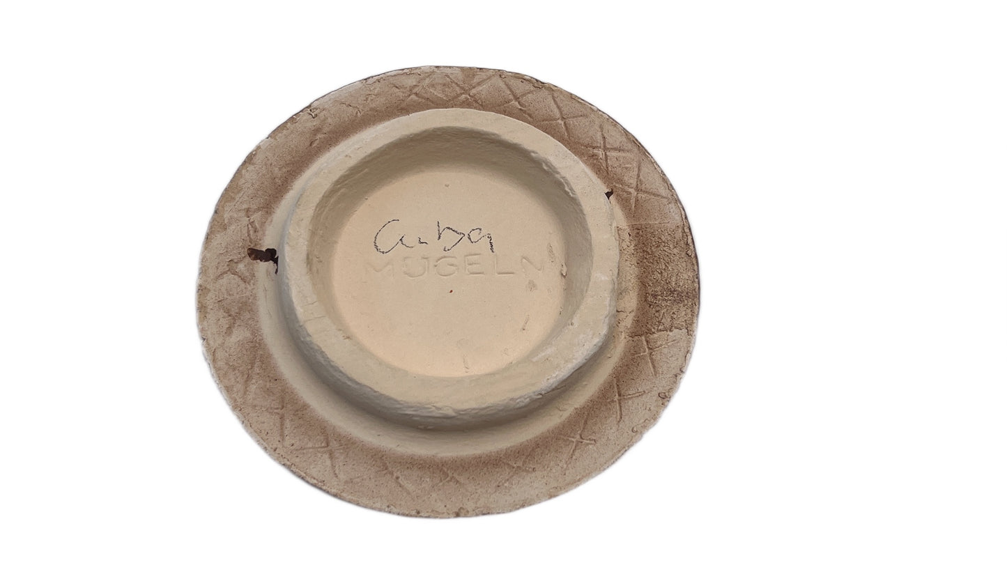 Reinigungskachel cuba, Putzdeckel für Kachelofen, rund 15 cm