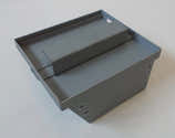 Cendrier En Bois Avec Insert Acier Inoxydable - Couvercle Anti-odeurs, Design élégant 10x10x4.5 Cm - Or - 1