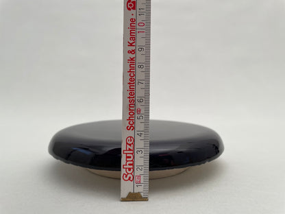 Reinigungskachel kobaltblau Putzdeckel für Kachelofen rund 15 cm