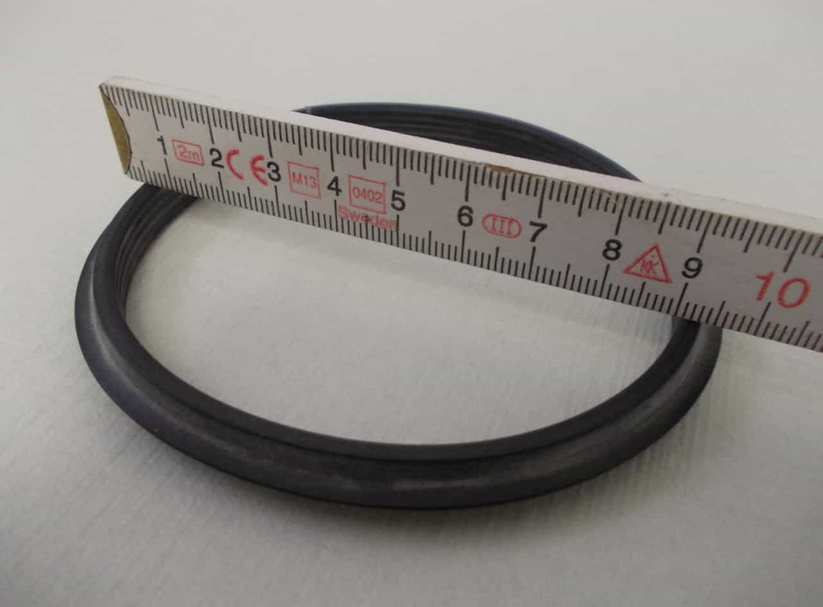 5x Silikondichtung 100 Mm Für Pelletöfen – Höhe 12 Mm, Zertifiziert, 3-fach
