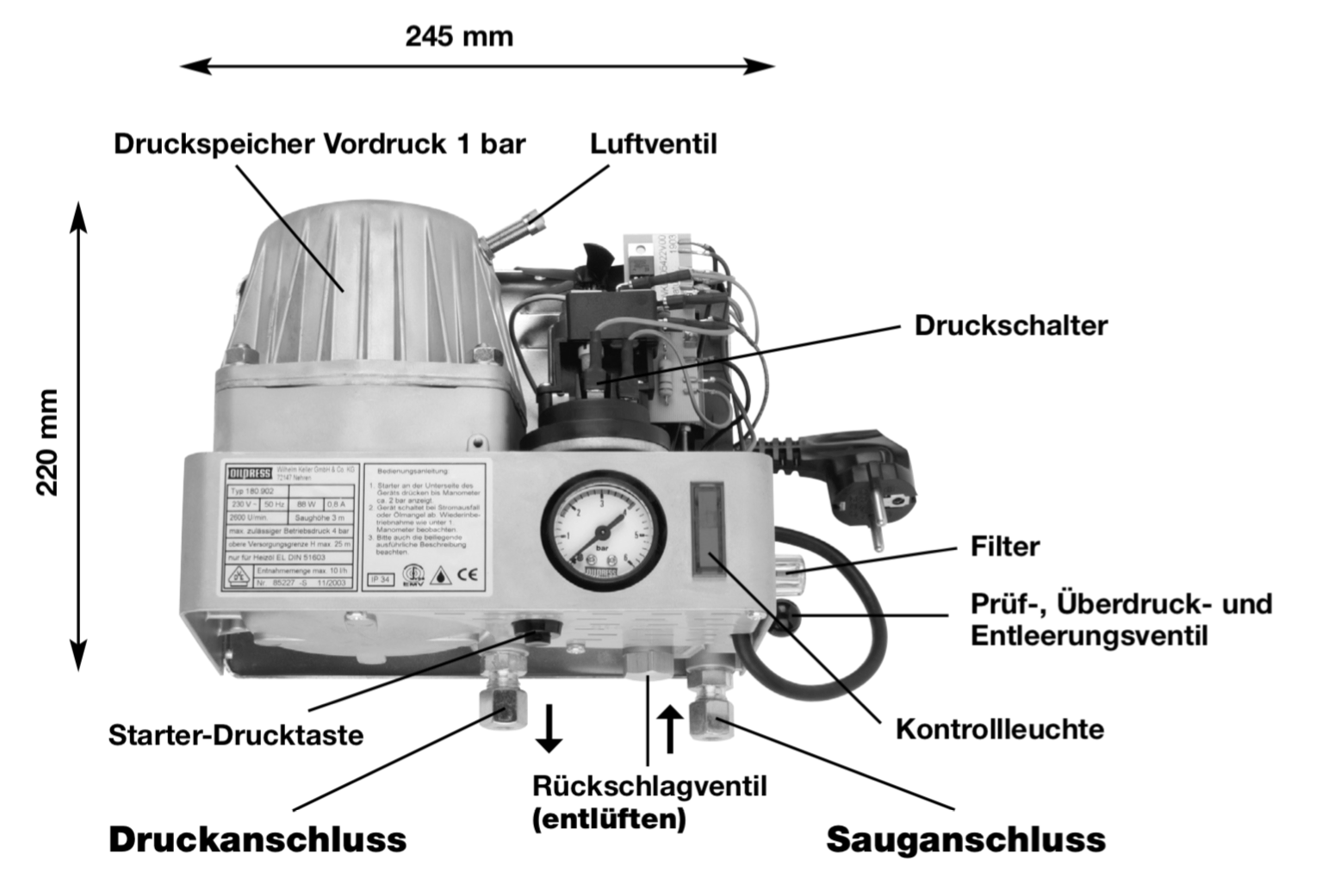 MH103835 Klarspler Innenschlauch Fr Chemikaliendosierpumpe, Ohne Rcklauf, Microdos Dosierpumpe Prominent MH103835 Klarspler Innenschlauch Fr Chemikaliendosierpumpe, Ohne Rcklauf, Microdos Dosierpumpe Prominent