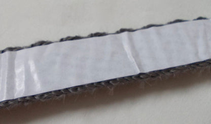 Selbstklebende schwarze Flachdichtung 20x3mm Dichtschnur