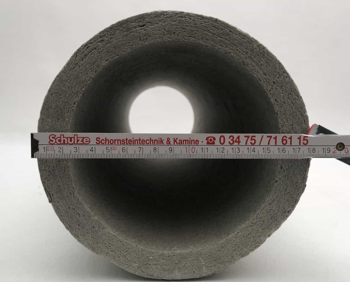 Mineralfaser-Anschluss-Rohr rund für Hausschornsteine