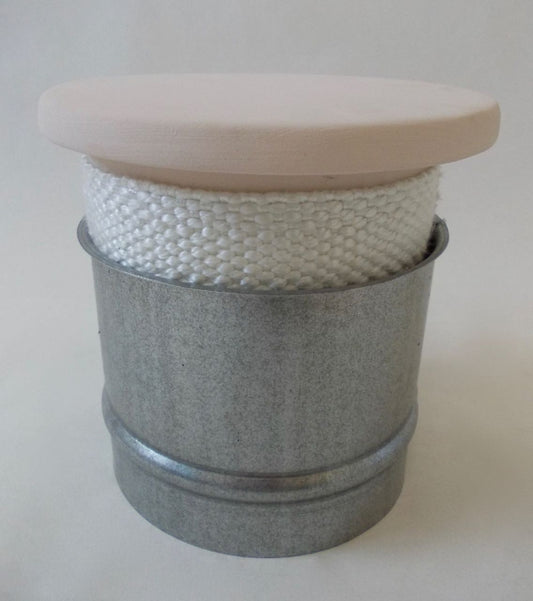 Keramik Reinigungsbuchse „rund ohne Rahmen“ mit runder Einbauhülse