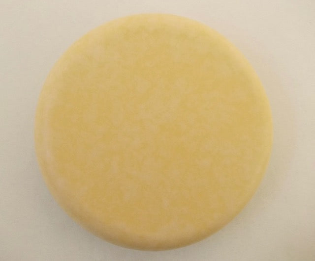 Reinigungskachel lemon gelb Putzdeckel für Kachelofen rund 15 cm